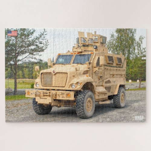 US MRAP VEHICLE 20x30 inch Jigsaw Puzzle