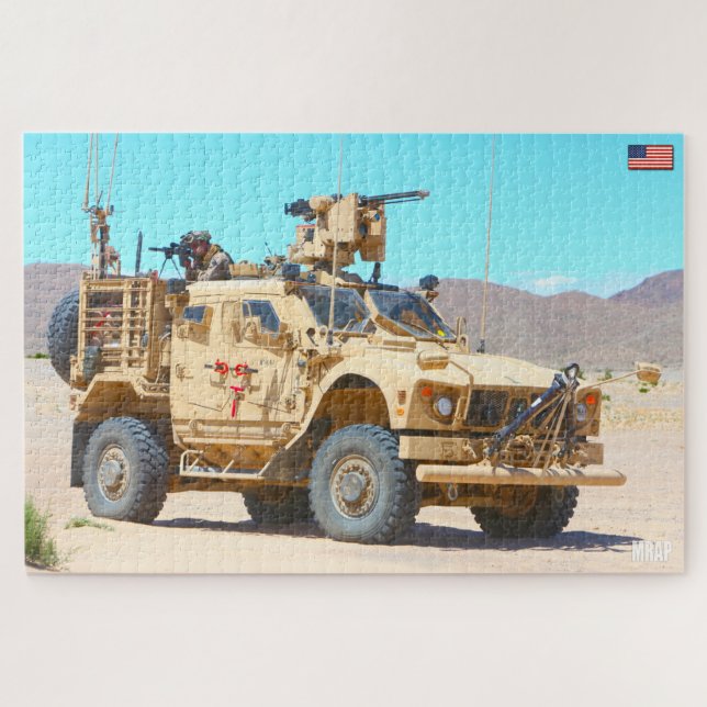 US MRAP VEHICLE (20x30 inch) Jigsaw Puzzle (Horizontal)