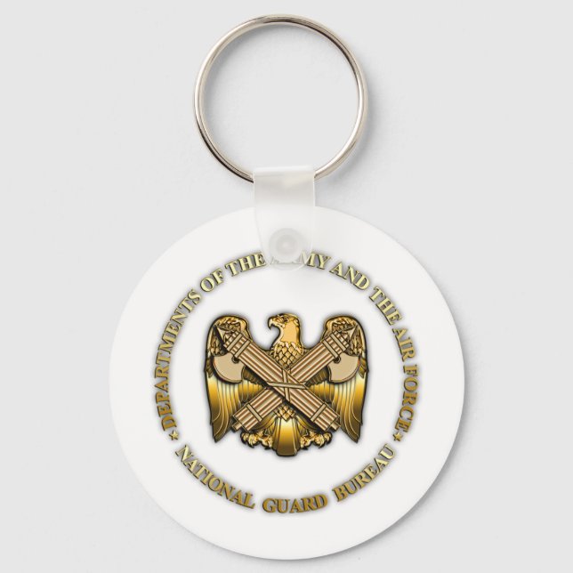US National Guard Bureau Keychain (Front)