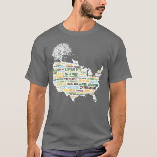 US National Parks All 59 Parks T-Shirt