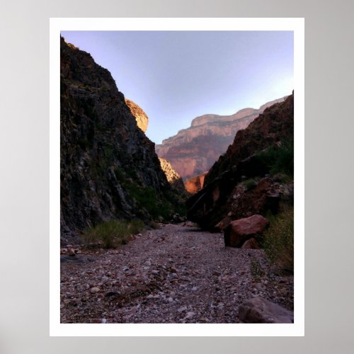 US National Parks Grand Canyon Sunrise Scene Poster