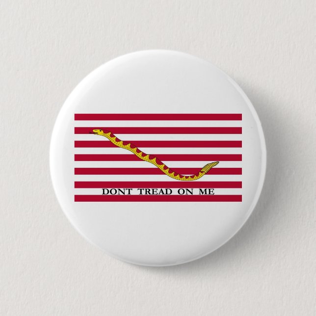 US Naval Jack Pinback Button (Front)