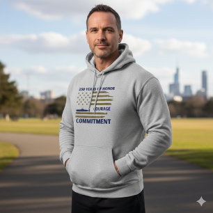 US Navy 250th Anniversary Submarine Honor Hoodie