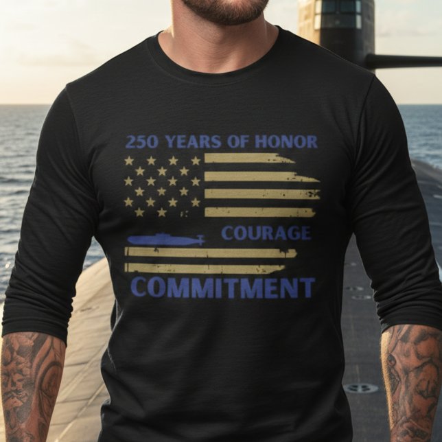 US Navy 250th Anniversary Submarine Honor Tee (Creator Uploaded)