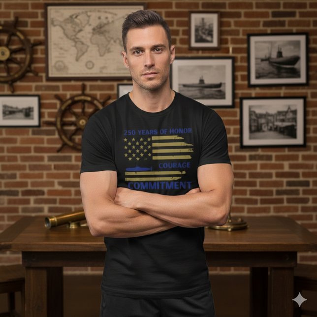 US Navy 250th Anniversary Submarine Honor Tee (Creator Uploaded)