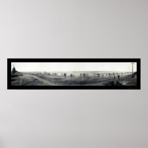 US Navy Airplanes CA Photo 1918 Poster