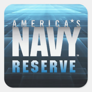 US Navy   America's Navy Reserve Square Sticker