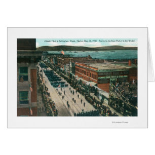 US Navy Atlantic Fleet in Harbor Cards