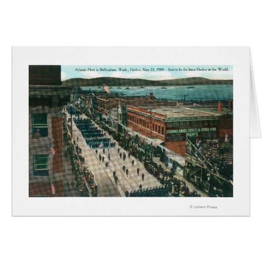 US Navy Atlantic Fleet in Harbor Cards (Front Horizontal)