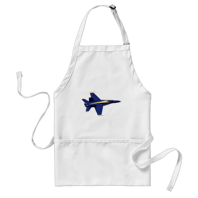 US NAVY Blue Angels In Flight at Fleet Week Adult Apron (Front)