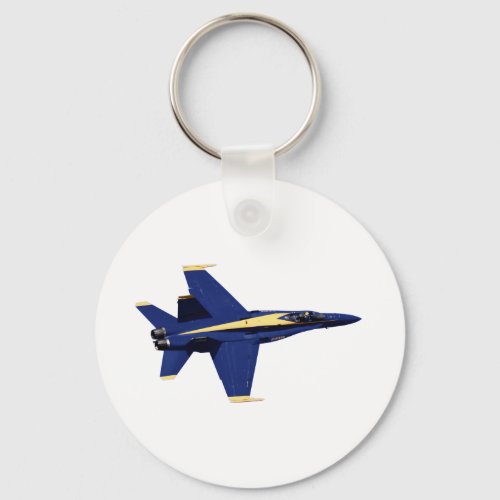 US NAVY Blue Angels In Flight at Fleet Week Keychain
