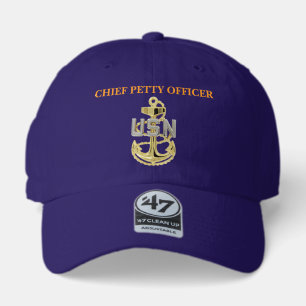 US Navy Chief Petty Officer CPO Fouled Anchor 47 Brand Hat
