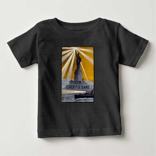 US Navy Defense of American Liberty  Freedom Baby T_Shirt