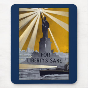US Navy Defense of American Liberty & Freedom Mouse Pad