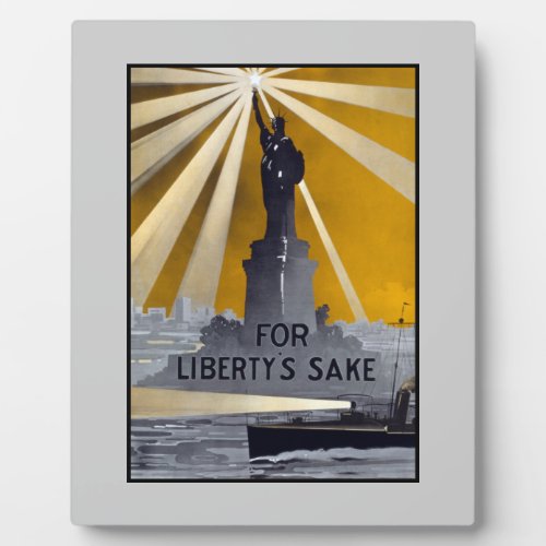 US Navy Defense of American Liberty  Freedom Plaque