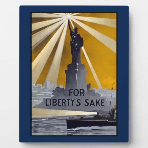 US Navy Defense of American Liberty  Freedom Plaque