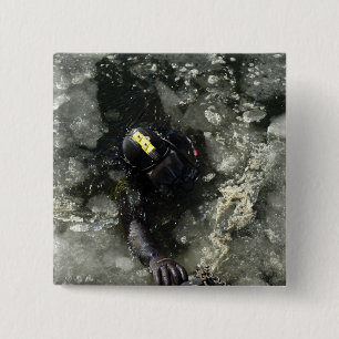 US Navy Diver Pinback Button
