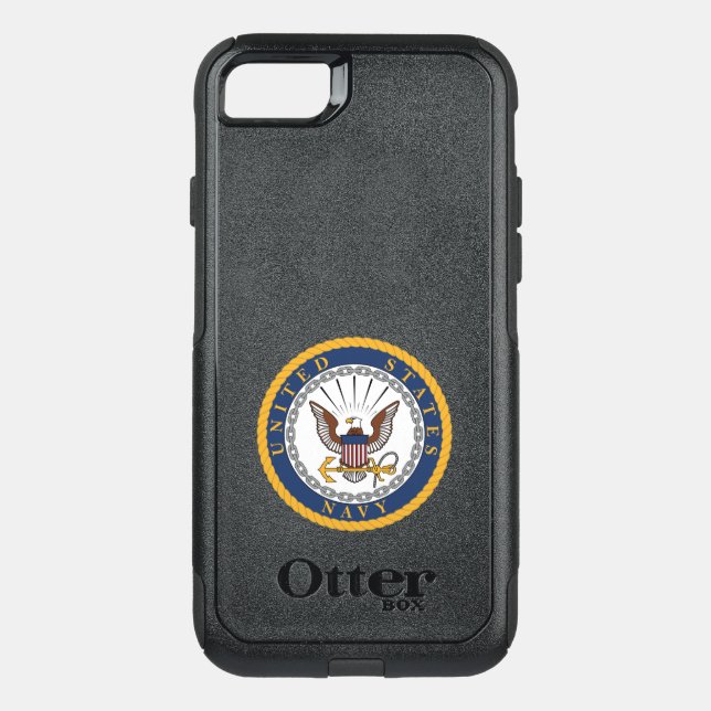 US Navy Emblem Otterbox iPhone Case (Back)