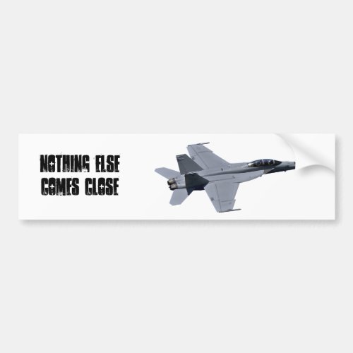 US Navy F_18 Super Hornet Bumper Sticker