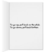 US Navy F-18 Super Hornet Card (Inside (Right))