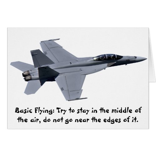 US Navy F_18 Super Hornet Card