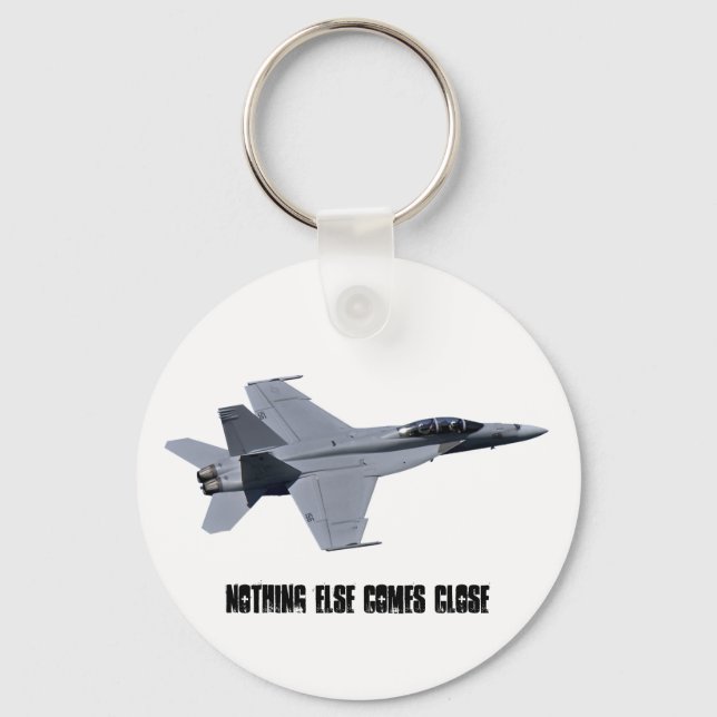 US Navy F-18 Super Hornet Keychain (Front)