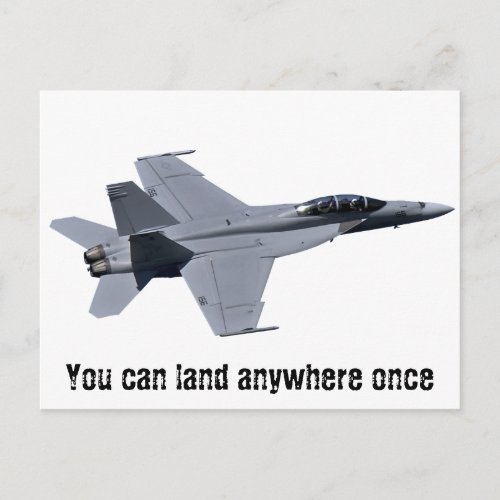 US Navy F_18 Super Hornet Postcard