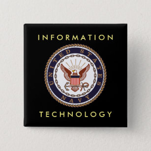 US NAVY Information Technology Button