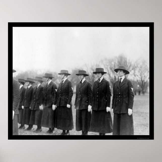 US Navy Lady Lineup 1912 Poster (Front)