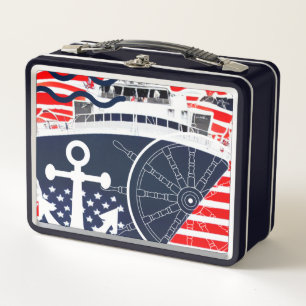 US Navy Metal Lunch Box