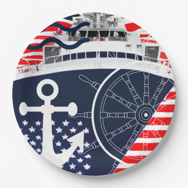 US Navy Paper Plates (Front)