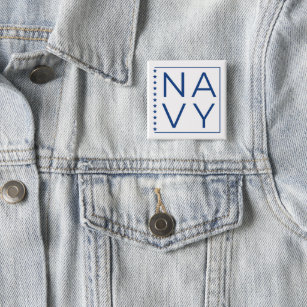 US NAVY pin in Blue and White