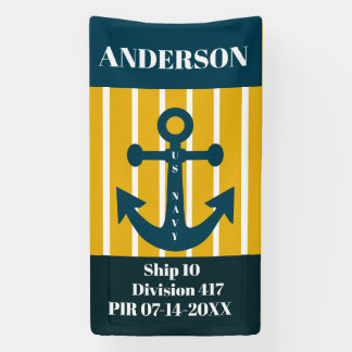 US Navy PIR Graduation Door Banner