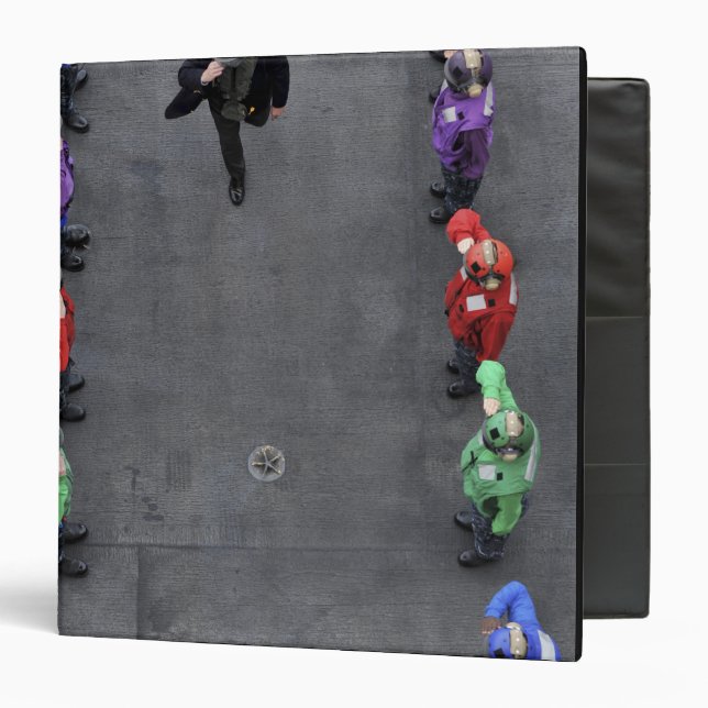US Navy rainbow sideboys Binder (Front/Inside)