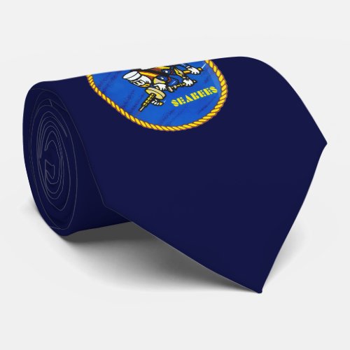 US Navy Seabees Logo Neck Tie