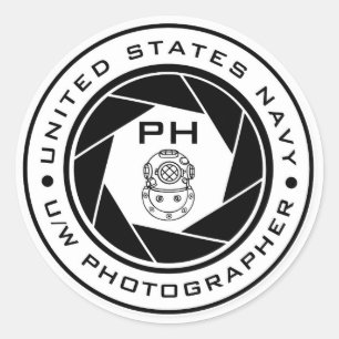 US Navy Underwater Photographer PH Diver Sticker