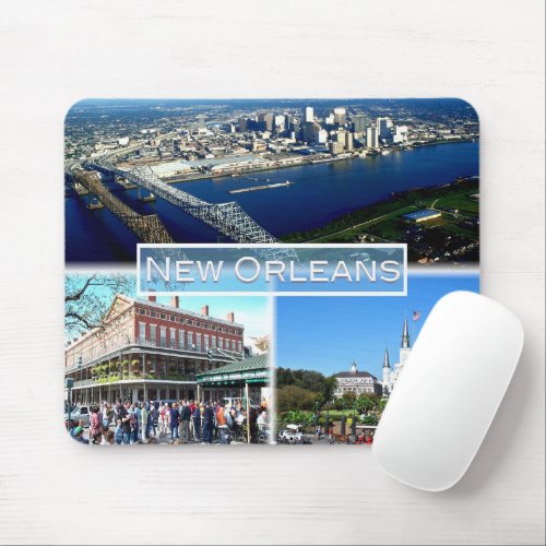 US New Orleans _ Central Business District _ Mouse Pad