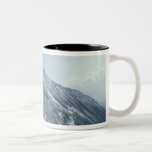 US NH Snow covered trees Trails Snoeshoe Two_Tone Coffee Mug