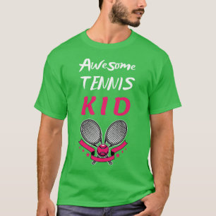 US Open Tennis Kid Racket and Ball 4 T-Shirt