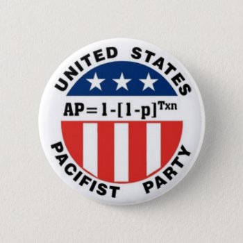 Us Pacifist Party Button by hueylong at Zazzle