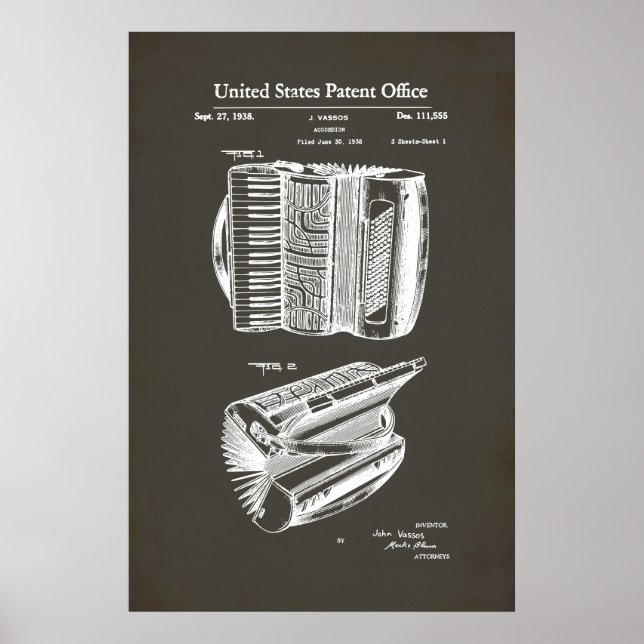 US Patent - Accordion Poster (Front)