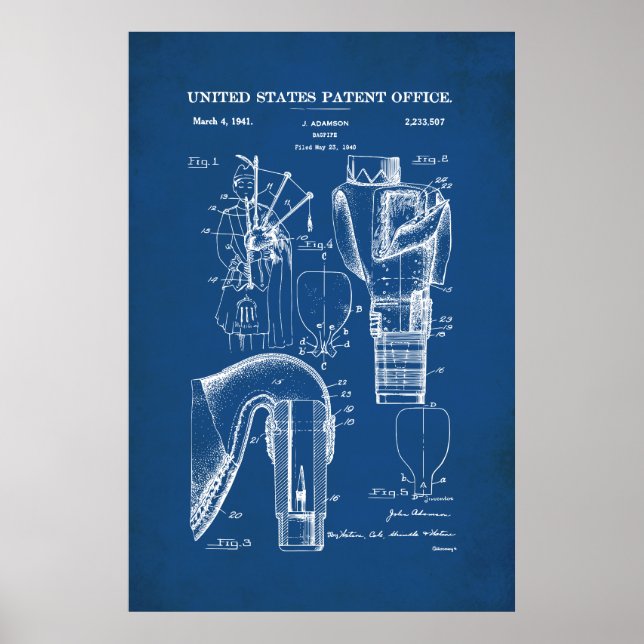 US Patent - Bagpipes Poster (Front)