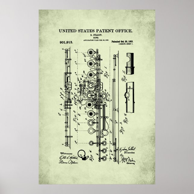 US Patent - Flute Poster (Front)