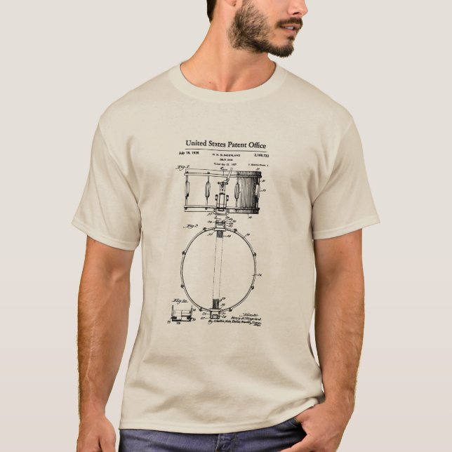 US Patent - Snare Drum T-Shirt (Front)
