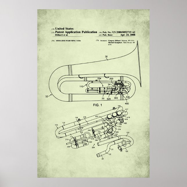 US Patent - Tuba Poster (Front)