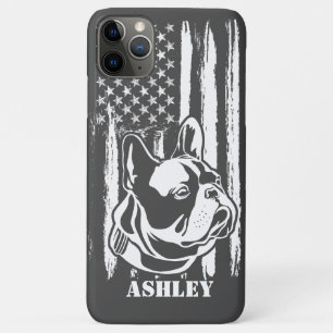 US Patriot German Shepherd USA Flag Dog iPhone 11 Pro Max Case
