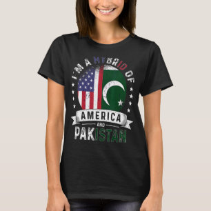 US Patriot Pakistan Flag American Pakistani Grown T-Shirt