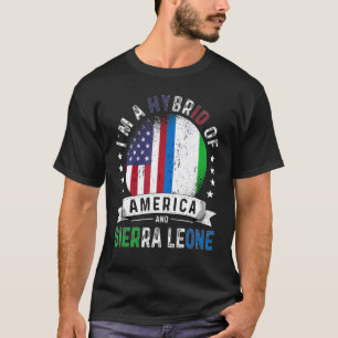 US Patriot Sierra Leone Flag American Sierra Leone T-Shirt