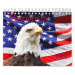 Us Patriotic Calendar | Editable Year Text at Zazzle