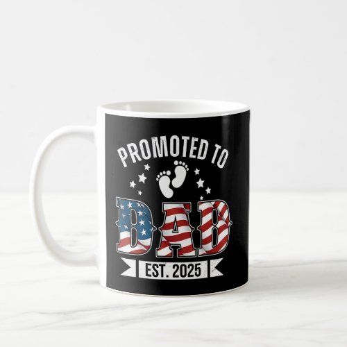 US Patriotic Grandma 2025 Shirt Promoted To Grand Coffee Mug